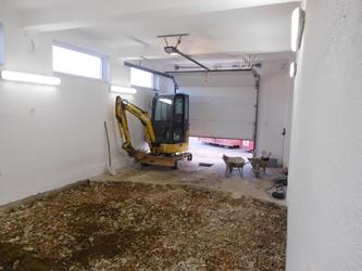 2. Nová podlaha v garáži