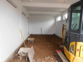 7. Nová podlaha v garáži